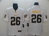 Nike Giants 26 Saquon Barkley White Gold Vapor Untouchable Limited Jersey,baseball caps,new era cap wholesale,wholesale hats